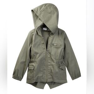 Kardashian Kids Olive Hooded Anorak Jacket